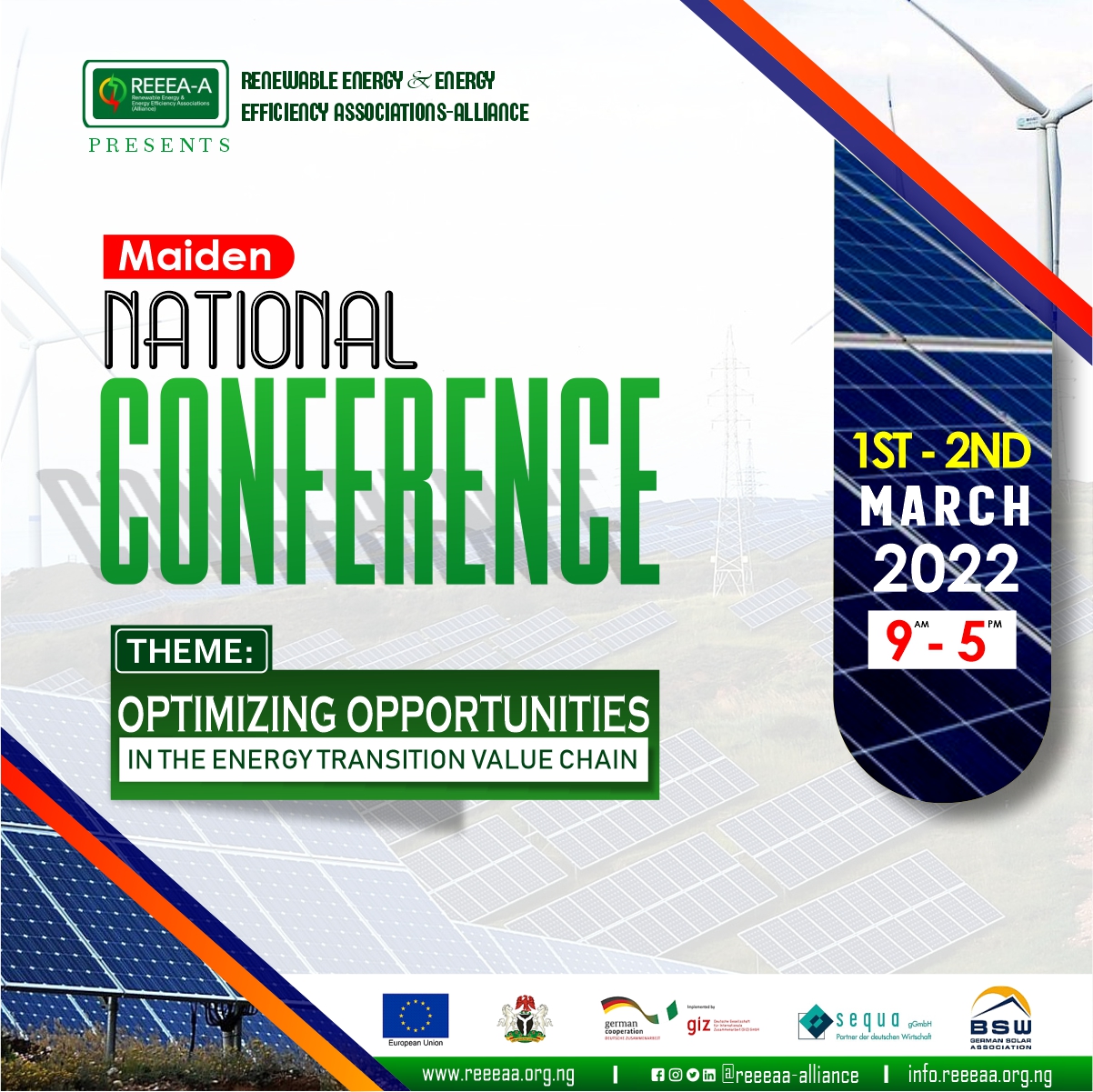 You are currently viewing ‘REEEA Alliance’ Organizes Maiden National Conference On Renewable Energy And Energy Efficiency In Nigeria